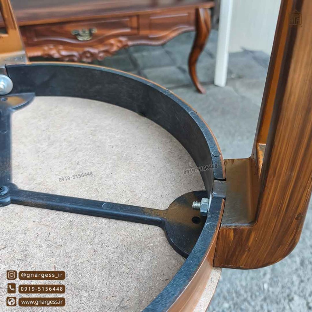 میزعسلی و میز کنار مبلی جدید گرد رینگی پایه پلیمری - Image 6