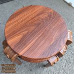 میزعسلی و میز کنار مبلی جدید گرد رینگی پایه پلیمری - Image 7