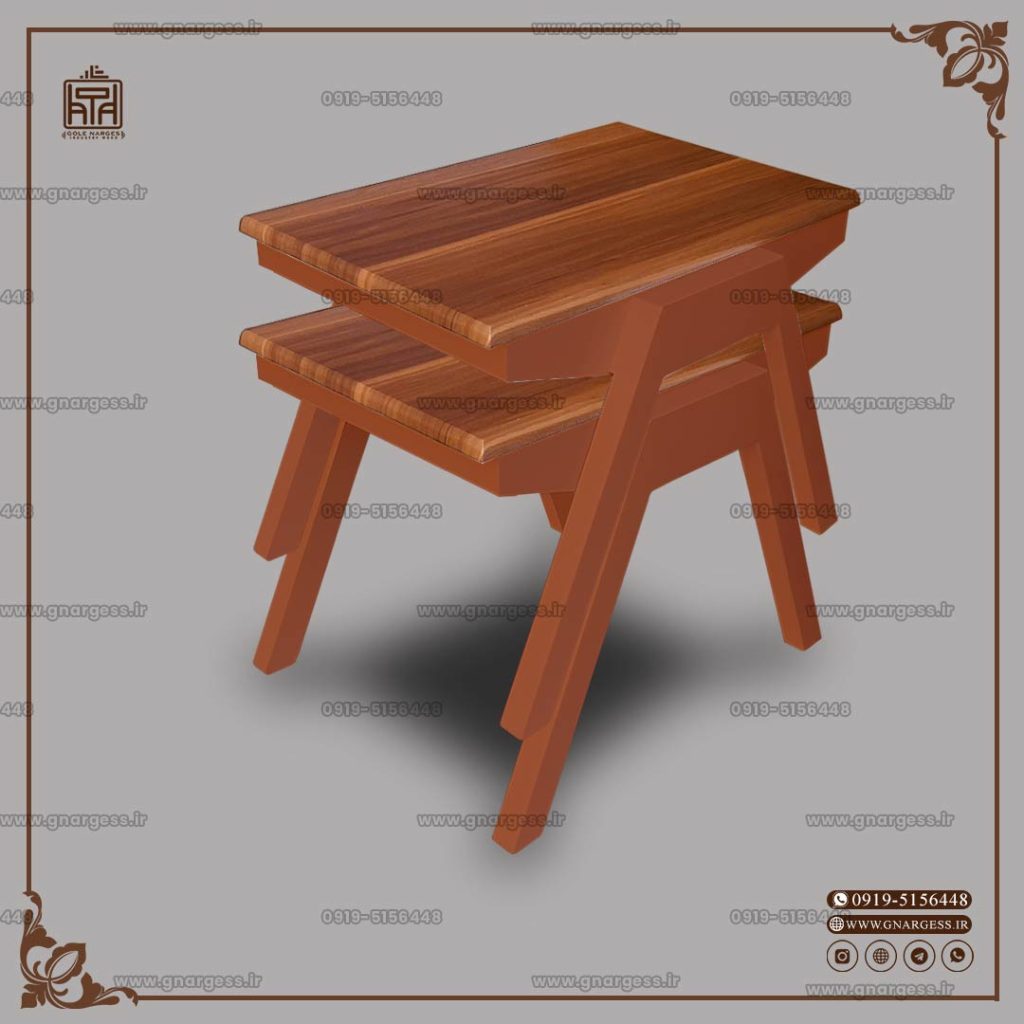 میز عسلی قایقی یک تیکه و چند تیکه تمام ام دی اف وکیوم در حراج بهاری - Image 12