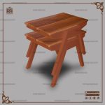 میز عسلی قایقی یک تیکه و چند تیکه تمام ام دی اف وکیوم در حراج بهاری - Image 12