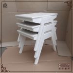 میز عسلی قایقی یک تیکه و چند تیکه تمام ام دی اف وکیوم در حراج بهاری - Image 10