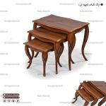 میز عسلی سه تیکه پیچک پایه پلیمری - Image 7