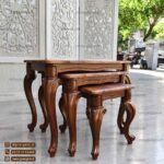 میز عسلی جدید رویال با پایه فایبرگلاس - Image 2
