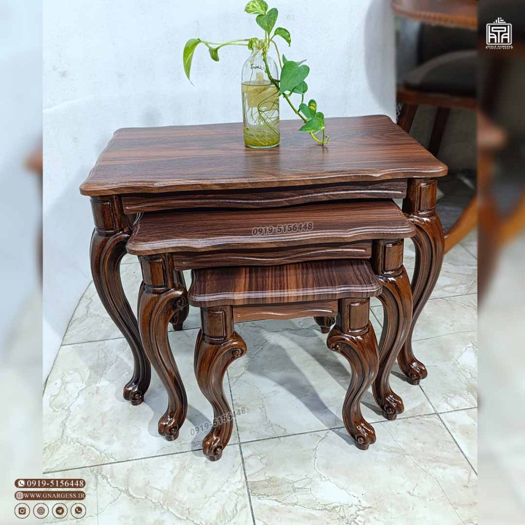 میز عسلی جدید رویال با پایه فایبرگلاس - Image 3