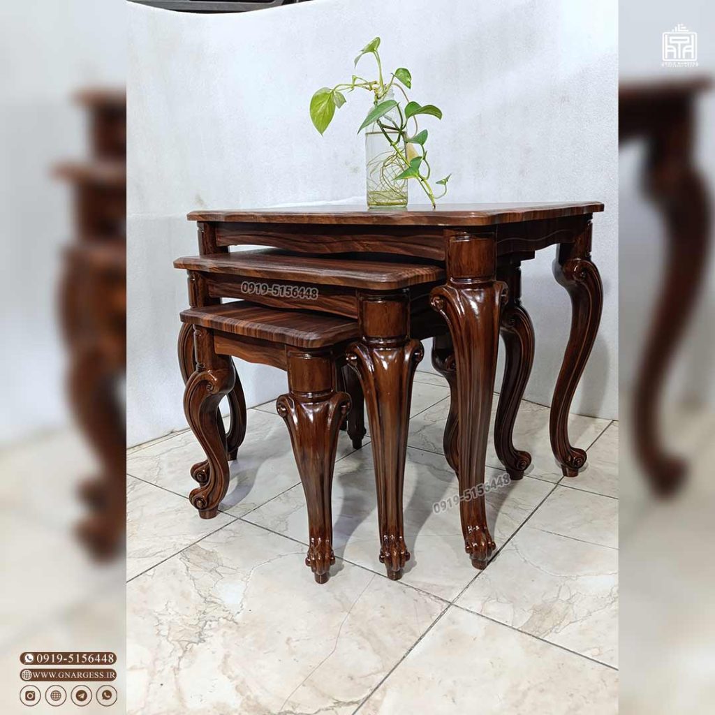 میز عسلی جدید رویال با پایه فایبرگلاس - Image 4