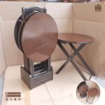 میز عسلی و کنار مبلی تاشو ساده و گلدار - Image 3