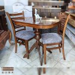 میز و صندلی آمریکایی چوبی با میز ناهارخوری 2نفره کیان - Image 5