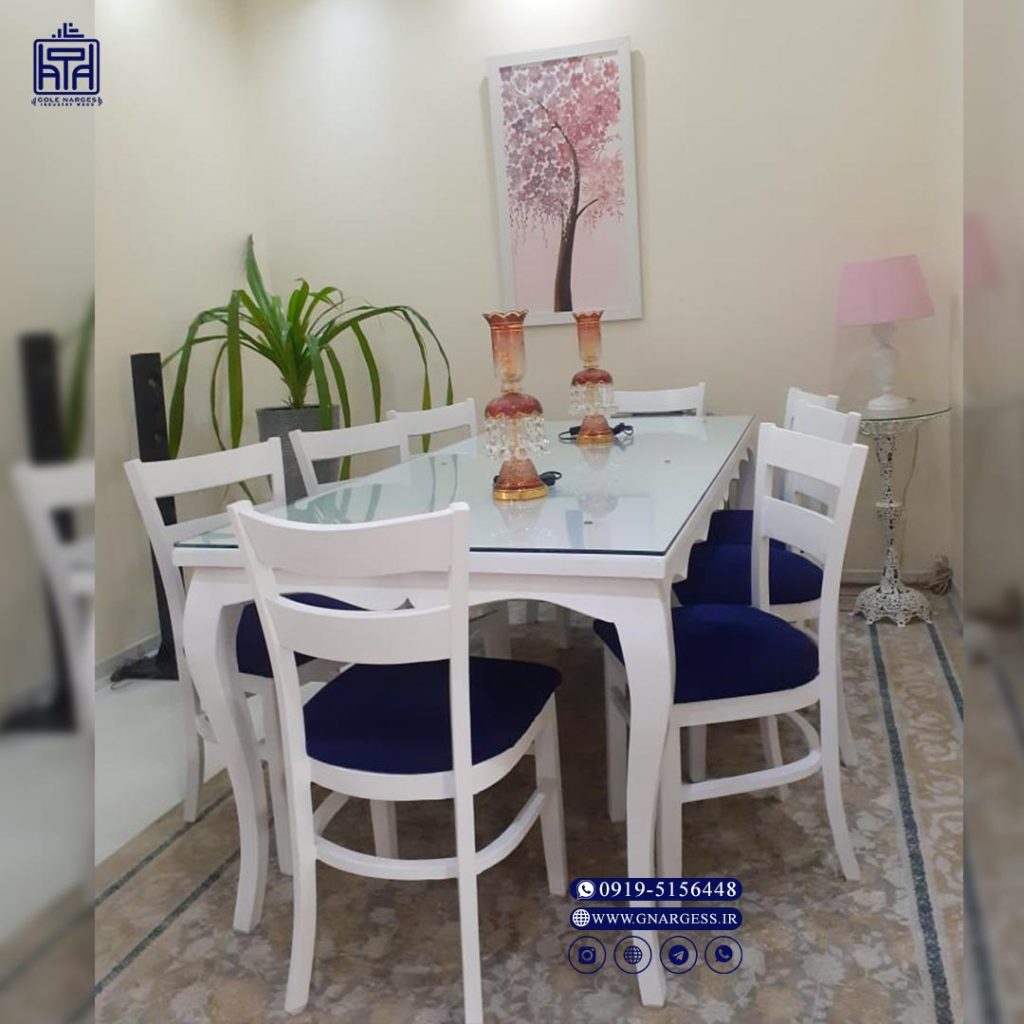 صندلی چوب راش مدل دو تیره پهن تاج چوب - Image 8