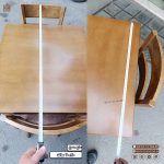 میز ناهارخوری چوبی دو تیره پهن چوب توسکا با میز های 2 الی 8 نفره - Image 6
