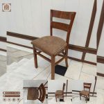 میز ناهار خوری 3 نفره چوبی با صندلی دو تیره پهن راش - Image 6