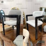 میز ناهارخوری چوبی با صندلی دسته دار اچ با میز های 2 الی 8 نفره - Image 3