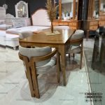 میز ناهارخوری چوبی با صندلی دسته دار اچ با میز های 2 الی 8 نفره - Image 5