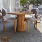 صندلی چوب راش طرح اچ مبلی جدید مناسب میز غذاخوری - Image 6
