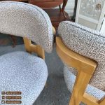 صندلی چوب راش طرح اچ مبلی جدید مناسب میز غذاخوری - Image 3