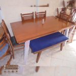 میز ناهارخوری چوبی آبشاری با انواع میز های 4 الی 8 نفره - Image 8