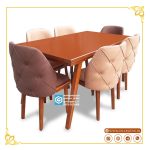میز ناهار خوری چوبی جدید آریا مبلی (جهت استعلام قیمت لطفا تماس بگیرید) - Image 8