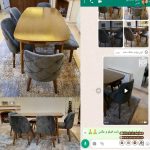 میز ناهارخوری چوبی 6 نفره آنیسا جدید ارسال رایگان - Image 5