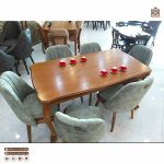میز ناهار خوری چوبی جدید آریا مبلی (جهت استعلام قیمت لطفا تماس بگیرید) - Image 6