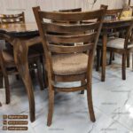 میز ناهارخوری چوب راش برنتین با میز چوب راش - Image 5