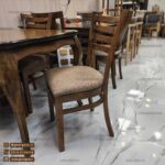 میز ناهارخوری چوب راش برنتین با میز چوب راش - Image 6