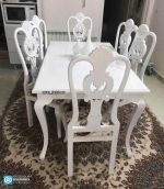 میز ناهارخوری 6 نفره چپندر منبتی