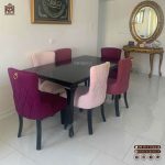 فروش میز ناهارخوری چستر 6 نفره کلاسیک مبلی - Image 7