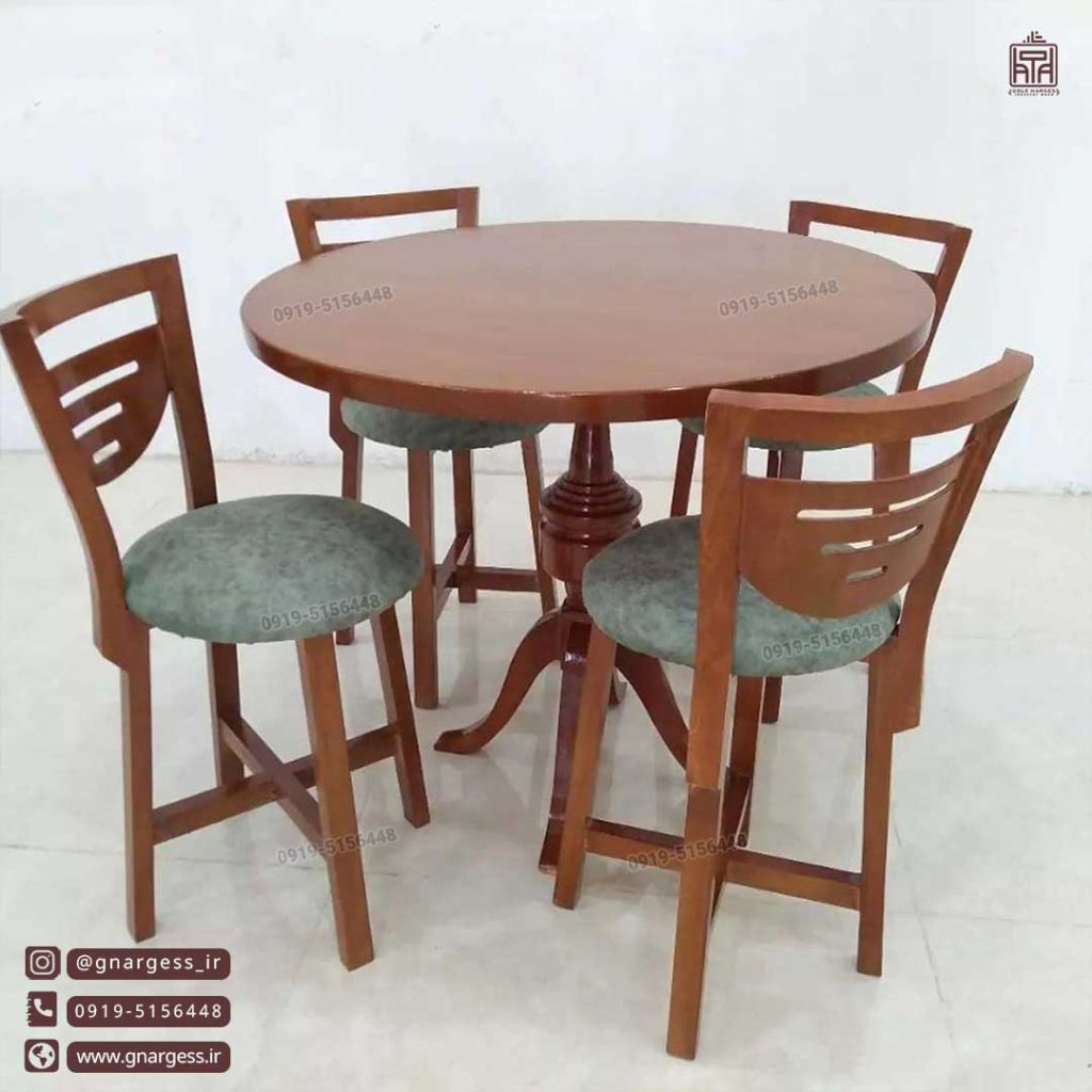 میز ناهارخوری 4 نفره مینیمال اسپانیایی - Image 1