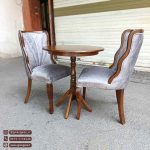 میز 2نفره گلرویا با صندلی میز ناهارخوری فلامینگو چوبی - Image 9