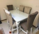 میز ناهارخوری چهار نفره چوبی غزال - Image 5