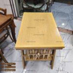 میز ناهار خوری کمجا جدید طرح مبلی دسته دار مدل کاپریل - Image 3