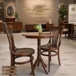 میز ناهارخوری 2 نفره چوبی سناتور لهستانی با تنوع میز های گرد - Image 2