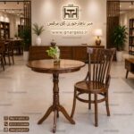 میز ناهارخوری 2 نفره چوبی سناتور لهستانی با تنوع میز های گرد - Image 3