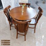 فروش میز ناهارخوری 4 نفره گرد و مستطیل با صندلی لهستانی سناتور - Image 2