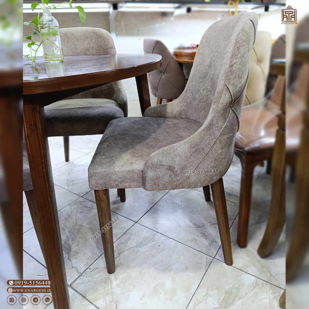 میز ناهارخوری 3نفره لاکچری با میز چوبی دیانا (جهت استعلام قیمت لطفا تماس بگیرید) - Image 5