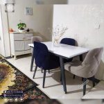 میز ناهارخوری لاکچری 4 نفره با میز لیندا چوبی (جهت استعلام قیمت لطفا تماس بگیرید)
