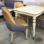 میز چوبی مدل کنزو با طراحی پایه مخروط - Image 7