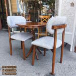 میز ناهارخوری مینیمال 2 نفره چوبی نوبل با میز چوبی (فروش ویژه) - Image 5