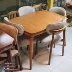 میز ناهارخوری چوبی داتیس با صندلی مینیمال نوبل چوب راش - Image 10