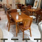صندلی میز ناهارخوری مدل فیلی چستری چوبی