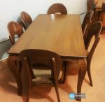 میز چوبی شش نفره ماهان دالبور دار - Image 4