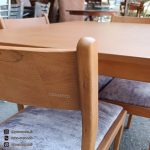 میز ناهارخوری چوب راش پارما جدید 4 نفره چوبی (جهت استعلام قیمت لطفا تماس بگیرید) - Image 6