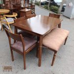میز ناهارخوری پارما 6 نفره چوب راش با میز کارما (جهت استعلام قیمت لطفا تماس بگیرید) - Image 8