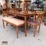 میز ناهارخوری پارما 6 نفره چوب راش با میز کارما (جهت استعلام قیمت لطفا تماس بگیرید) - Image 10