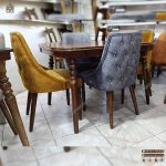 میز ناهارخوری چوبی پاشا مبلی جدید با میز چوبی 4 نفره کنزو - Image 7