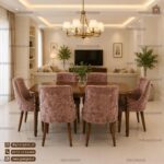 حراج بهاری میز ناهارخوری چوبی پاشا مبلی با میز کنزو 6نفره - Image 2