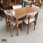 میز ناهارخوری چوبی پرومکس 4 نفره با میز چوبی - Image 4