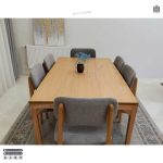 میز ناهارخوری چوبی 6 نفره با صندلی جدید پرومکس - Image 6