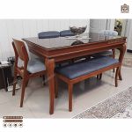 میز ناهارخوری چوبی 6 نفره با صندلی جدید پرومکس - Image 10