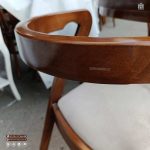 میز صبحانه خوری مدل رونیز با میز ناهارخوری 2 نفره گلرویا گرد چوبی - Image 7