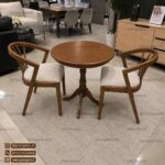 میز ناهار خوری سبدی 2 نفره راش با میز چوبی - Image 9